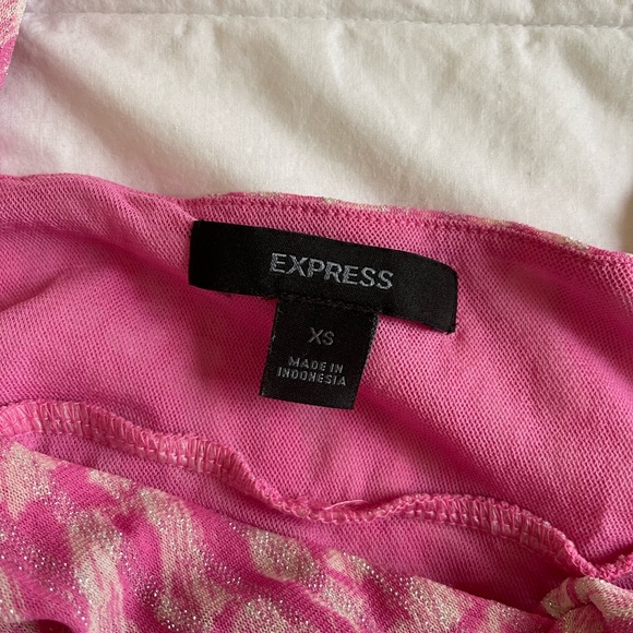 Express Pink Y2K Style Ring Linked Top - Picture 5 of 5